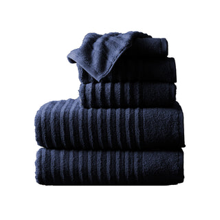 Premium Cotton Ribbed Towel Set