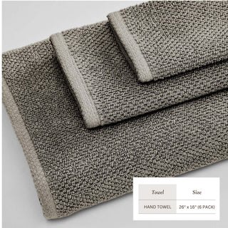 100% Cotton Absorbent & Quick-Dry Looped Bath Towels