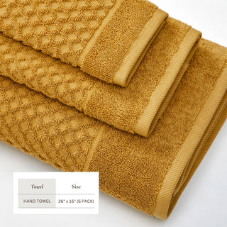 Ultra-Soft 100% Cotton Diamond Waffle Bath Towels