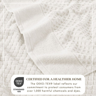 Ultra-Soft 100% Cotton Diamond Waffle Bath Towels