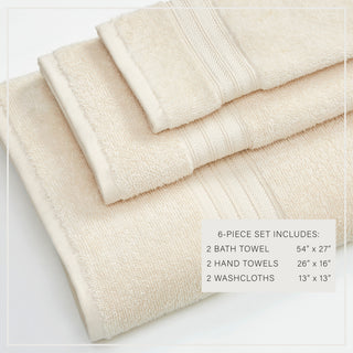Soft Cotton Quick-Dry Everyday Towel Set