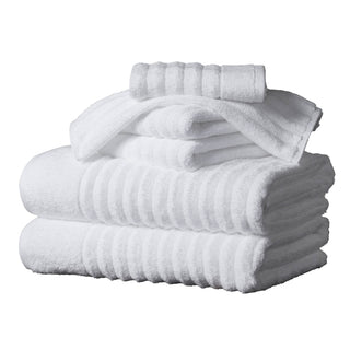 Premium Cotton Ribbed Towel Set