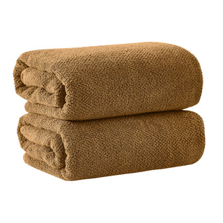 100% Cotton Absorbent & Quick-Dry Looped Bath Towels