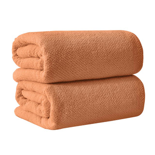 100% Cotton Absorbent & Quick-Dry Looped Bath Towels