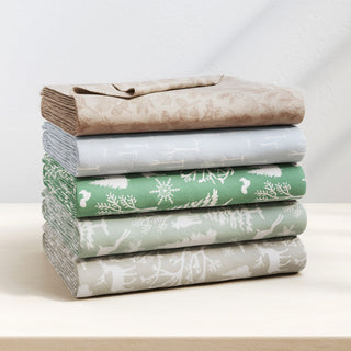 100% Turkish Cotton Flannel Lodge Sheet Sets