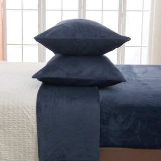 Ultra Soft Velvet Plush Bed Sheet Set