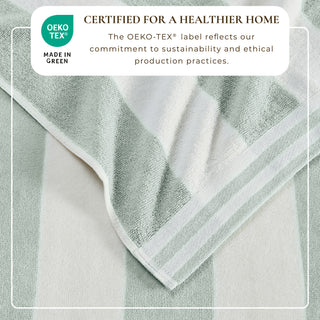 Premium 100% Cotton Cabana Stripe Beach Towels