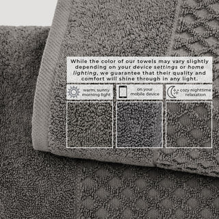 Ultra-Soft 100% Cotton Diamond Waffle Bath Towels