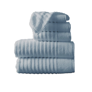 Premium Cotton Ribbed Towel Set