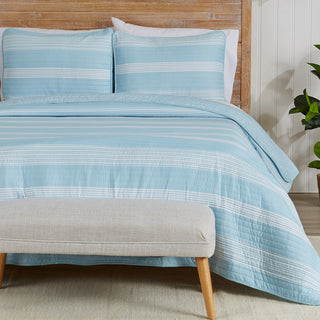 3-Piece Stripe Quilt - Madelina Collection