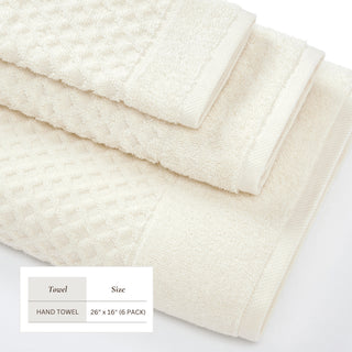 Ultra-Soft 100% Cotton Diamond Waffle Bath Towels