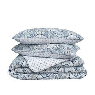 Coastal Scallop Quilt Set with Shams