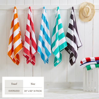 Premium 100% Cotton Velour Beach Towels