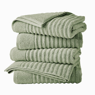 Premium Cotton Ribbed Towel Set