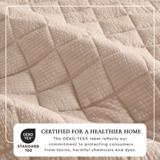 Seersucker Quilt Set With Shams