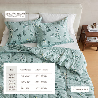 Christmas Down Alternative Comforter and Sham Set