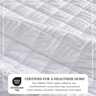 Diamond Embossed Quilt Set With Shams
