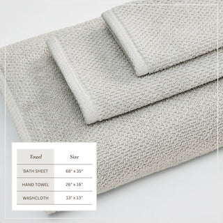 100% Cotton Absorbent & Quick-Dry Looped Bath Towels