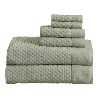 Ultra-Soft 100% Cotton Diamond Waffle Bath Towels