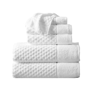 Ultra-Soft 100% Cotton Diamond Waffle Bath Towels