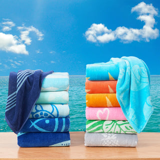 2 Pack 100% Cotton Printed Beach Towel