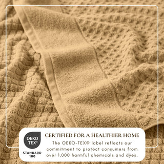 Ultra-Soft 100% Cotton Diamond Waffle Bath Towels