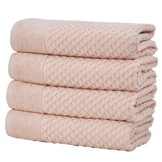 Ultra-Soft 100% Cotton Diamond Waffle Bath Towels