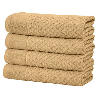 Ultra-Soft 100% Cotton Diamond Waffle Bath Towels