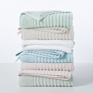 Premium Cotton Ribbed Towel Set