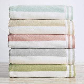 Premium 100% Cotton Cabana Stripe Beach Towels