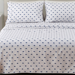 4-Piece Coastal Microfiber Sheet Set - Nantucket Collection