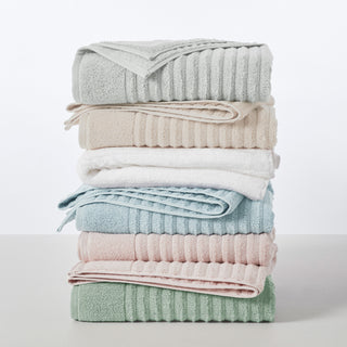 Premium Cotton Ribbed Towel Set
