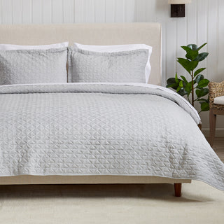 3-Piece Textured Quilt Set - Emeline Collection