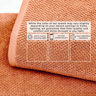 100% Cotton Absorbent & Quick-Dry Looped Bath Towels