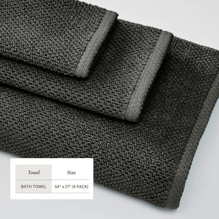 100% Cotton Absorbent & Quick-Dry Bath Towels