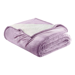 Ultra-Soft Velvet Plush Reversible Sherpa Blanket