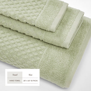 Ultra-Soft 100% Cotton Diamond Waffle Bath Towels