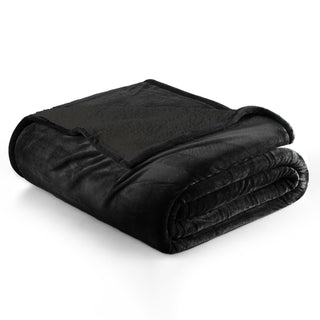 Ultra-Soft Velvet Plush Reversible Sherpa Blanket