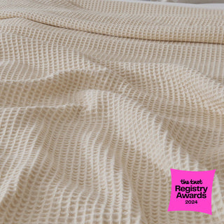 100% Cotton Waffle Weave Blanket