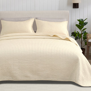 3-Piece Solid Quilt - Fiona Collection