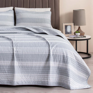 3-Piece Stripe Quilt - Madelina Collection