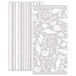 Grey/White Seashells / Stripe