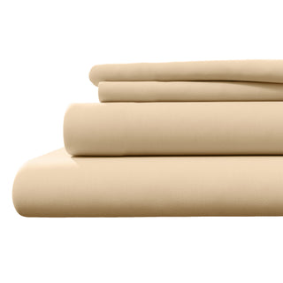 Ultra-Soft Cotton Heathered Melange Jersey Knit Sheet Set