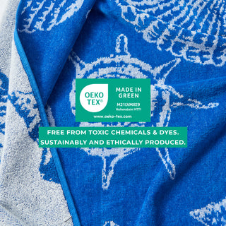 2 Pack 100% Cotton Printed Beach Towel