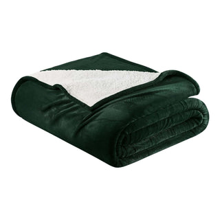 Ultra-Soft Velvet Plush Reversible Sherpa Blanket