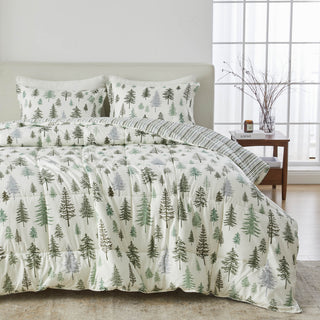 Christmas Down Alternative Comforter and Sham Set
