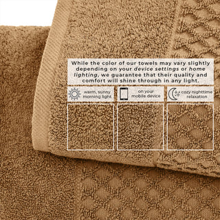 Ultra-Soft 100% Cotton Diamond Waffle Bath Towels
