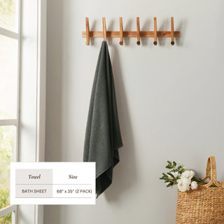 100% Cotton Absorbent & Quick-Dry Bath Towels