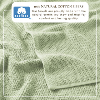 100% Cotton Absorbent & Quick-Dry Looped Bath Towels