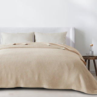 100% Cotton Waffle Weave Blanket